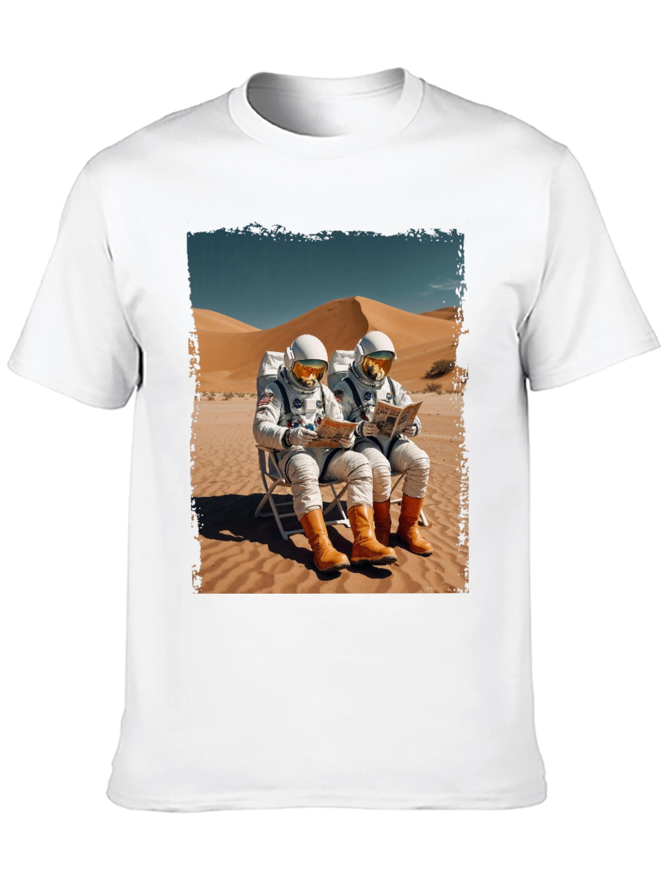 Astronaut Desert Relaxation T-Shirt