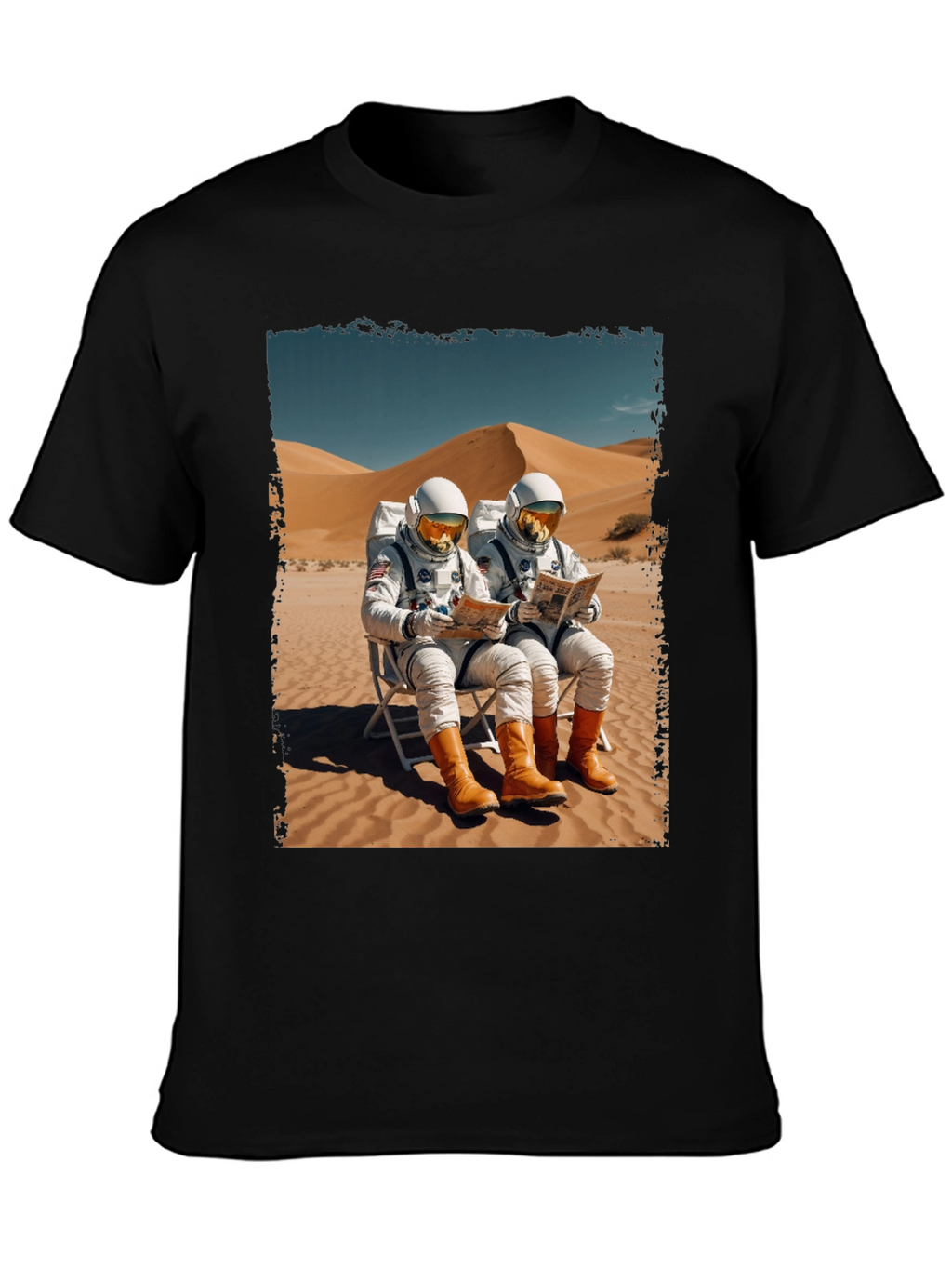 Astronaut Desert Relaxation T-Shirt