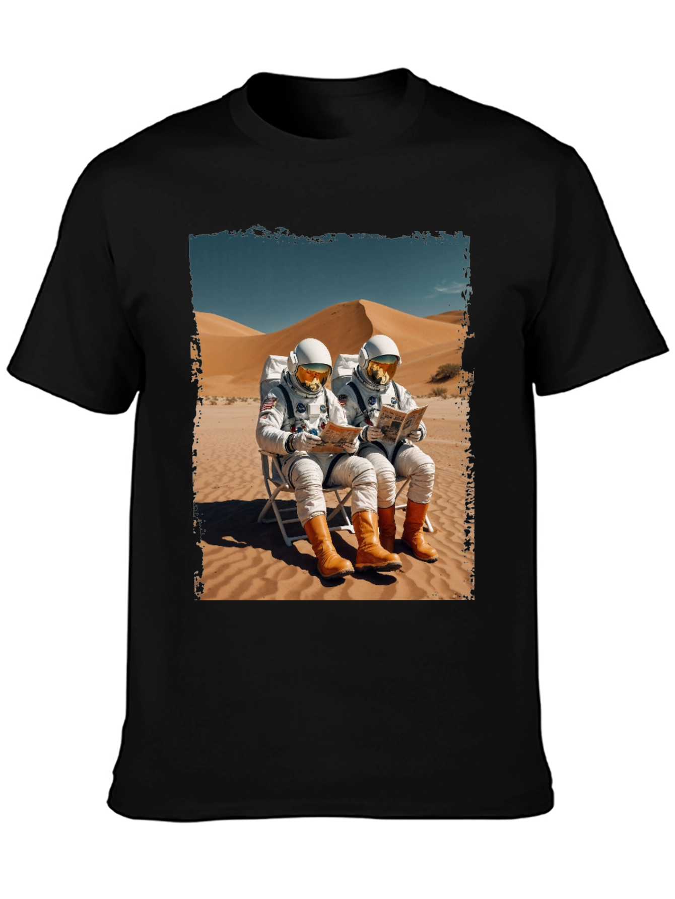 Astronaut Desert Relaxation T-Shirt