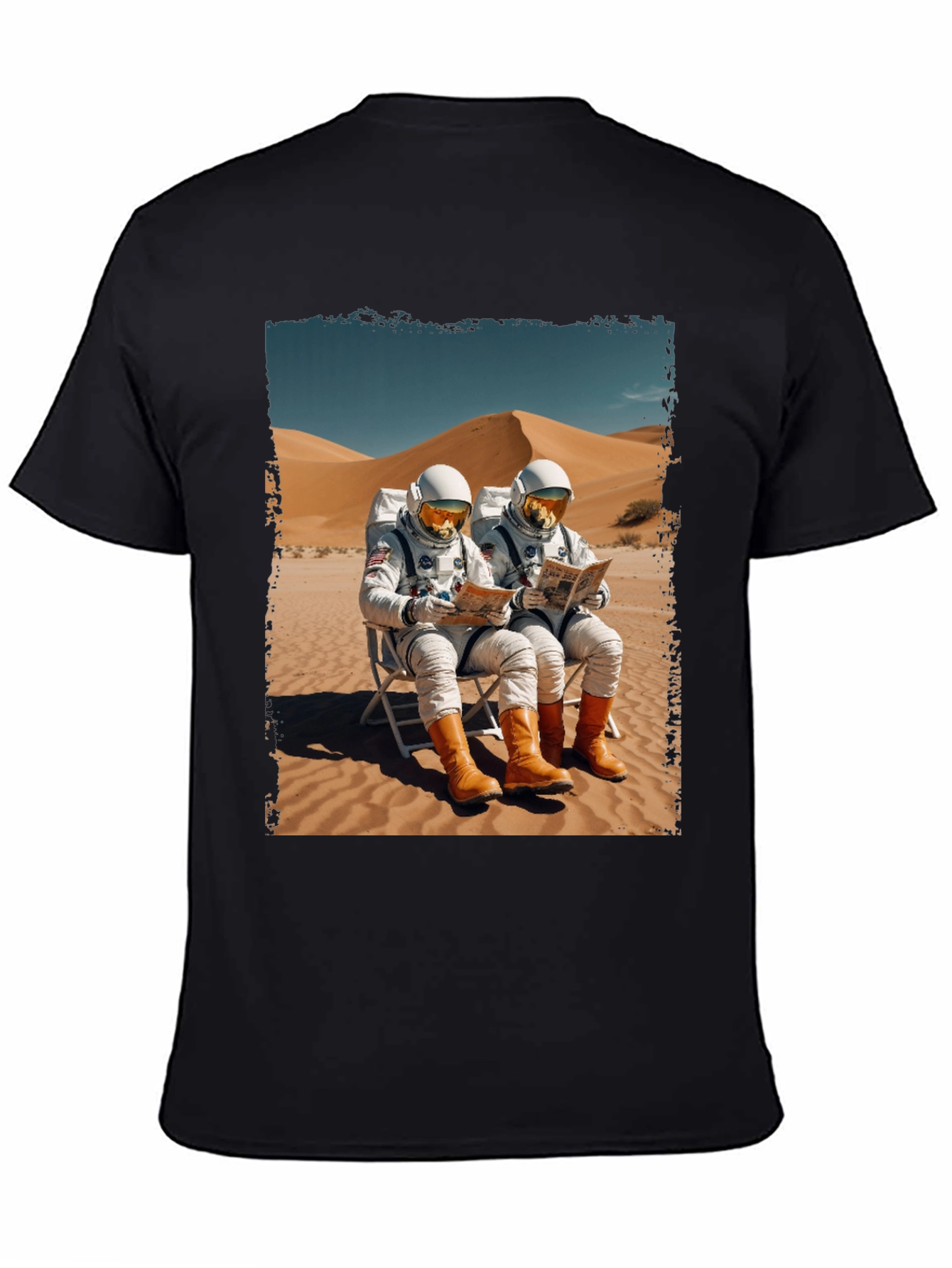 Astronaut Desert Relaxation T-Shirt