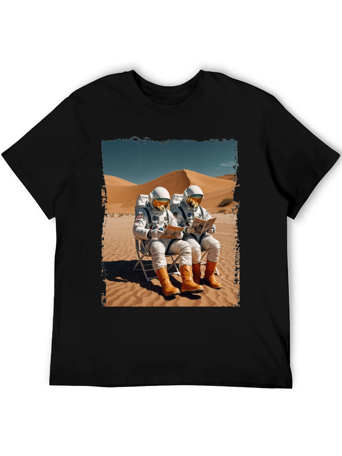 Astronaut Desert Relaxation T-Shirt
