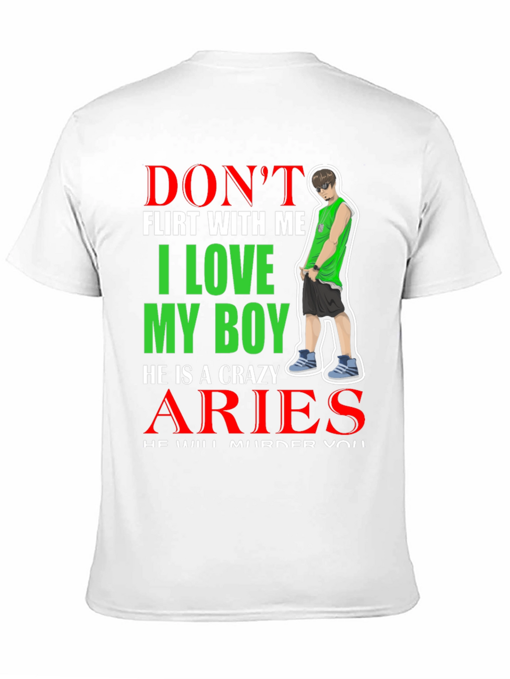 Dont Flirt With Me Aries Boy T-Shirt
