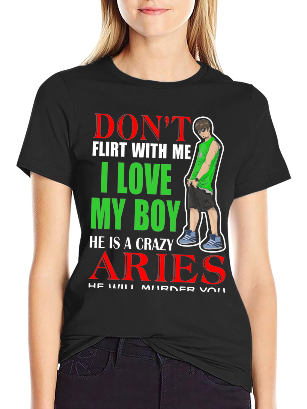 Dont Flirt With Me Aries Boy T-Shirt