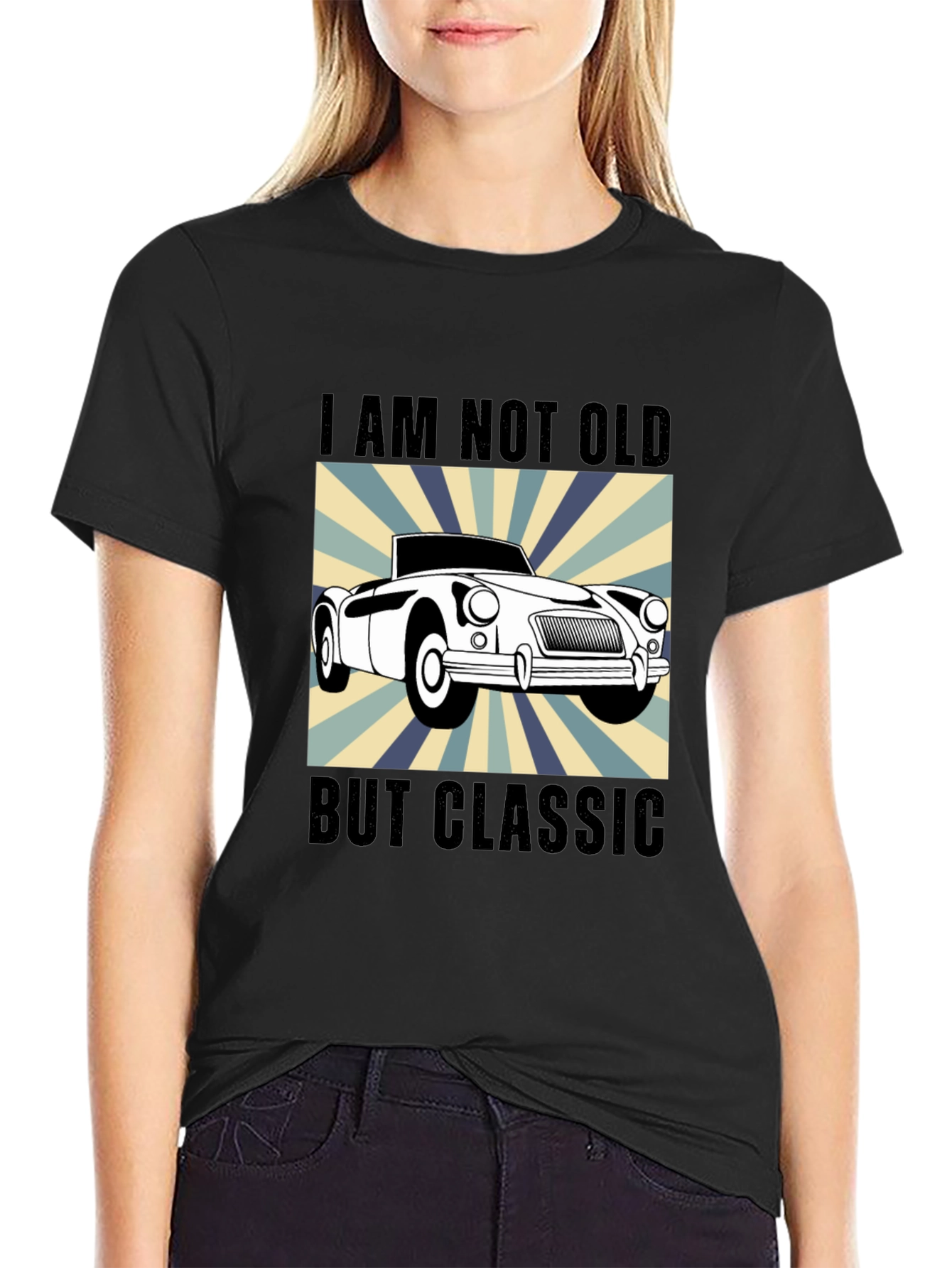 Classic Car T-Shirt - I Am Not Old But Classic