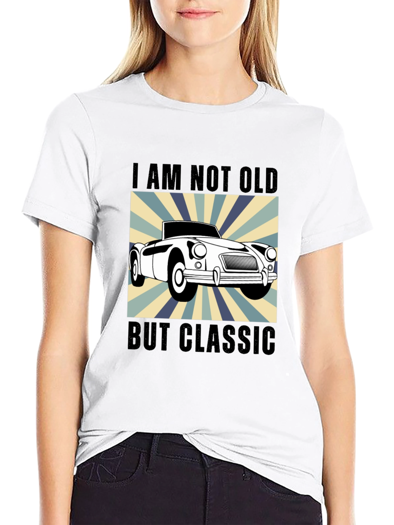 Classic Car T-Shirt - I Am Not Old But Classic