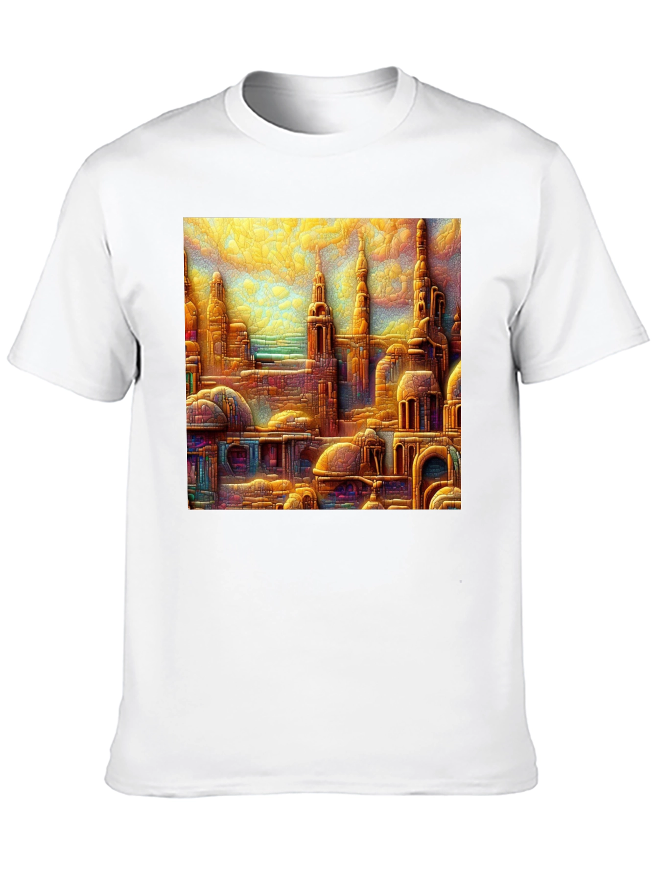 Cityscape Art Tee - Unique Design Comfortable Fit