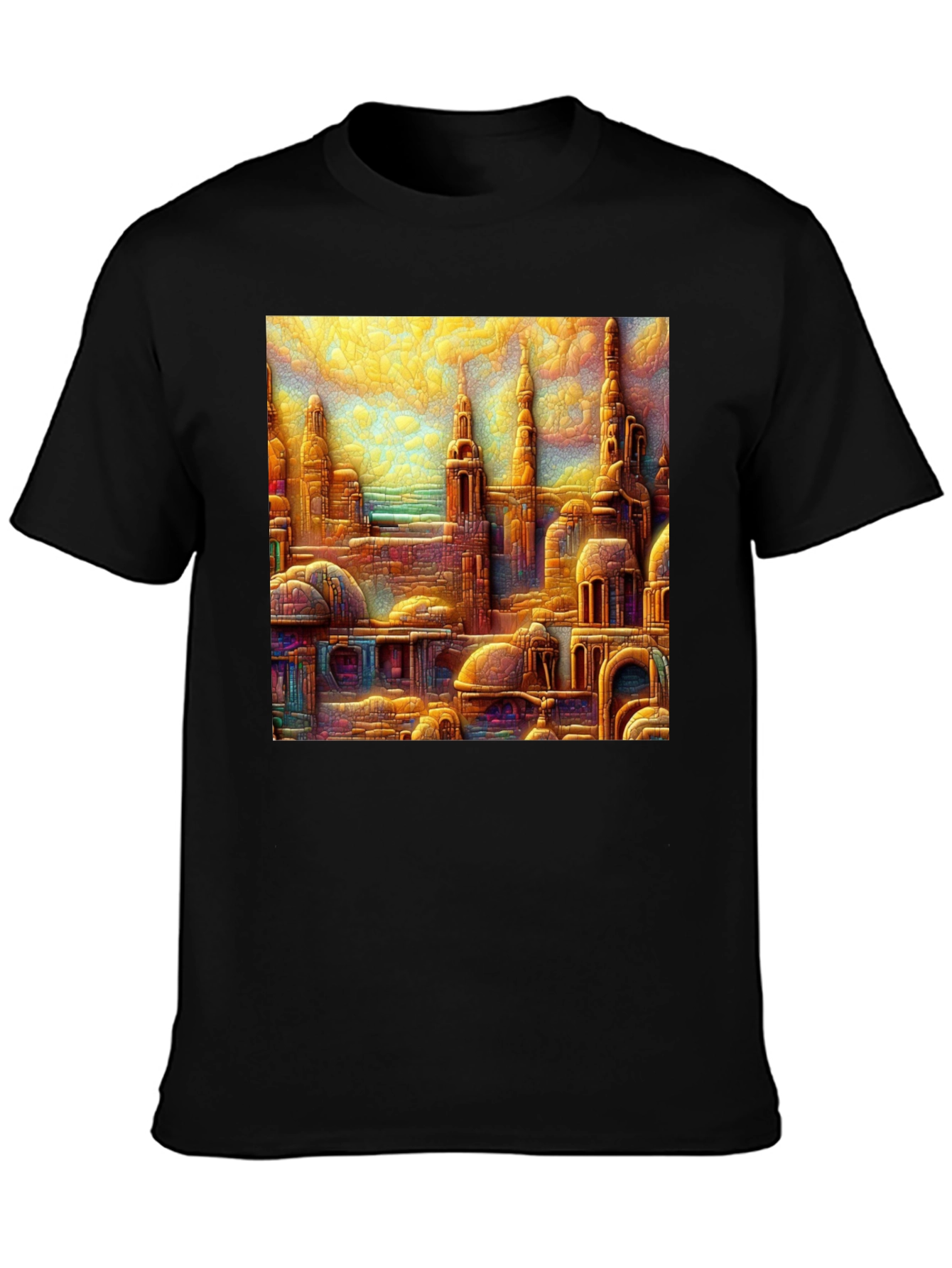 Cityscape Art Tee - Unique Design Comfortable Fit