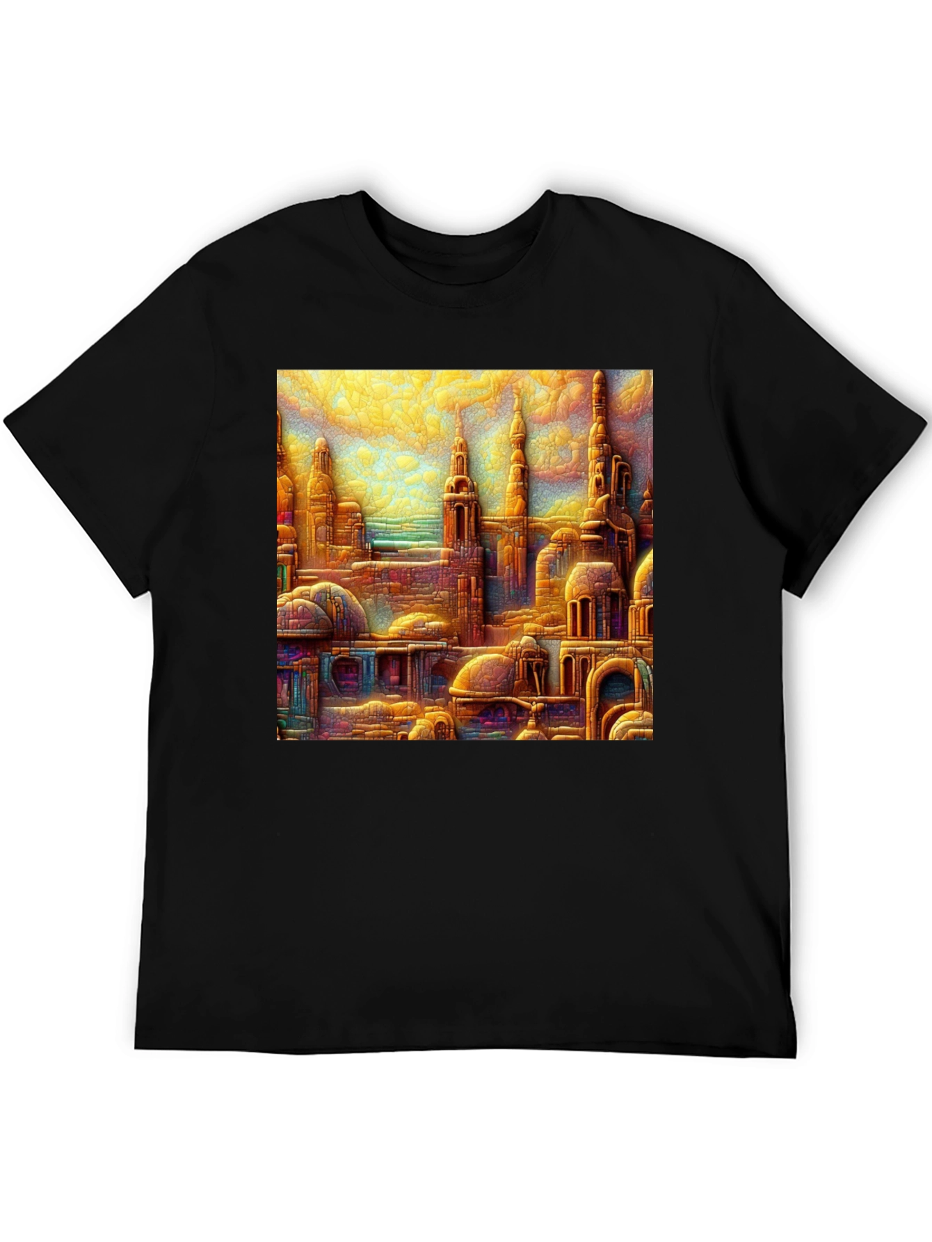 Cityscape Art Tee - Unique Design Comfortable Fit