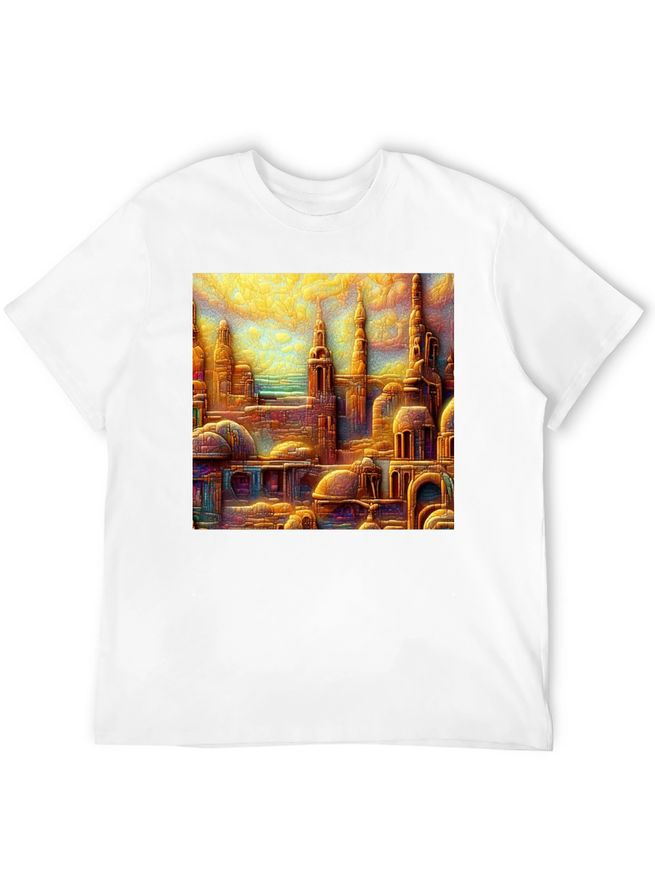Cityscape Art Tee - Unique Design Comfortable Fit