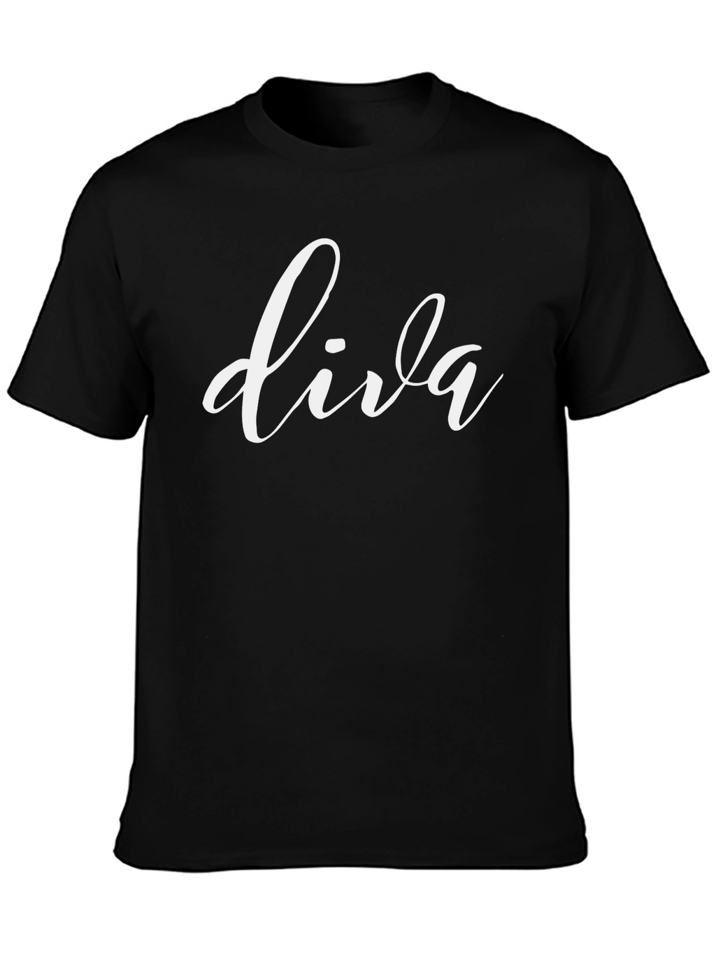 Diva Graphic Print Tee - Black