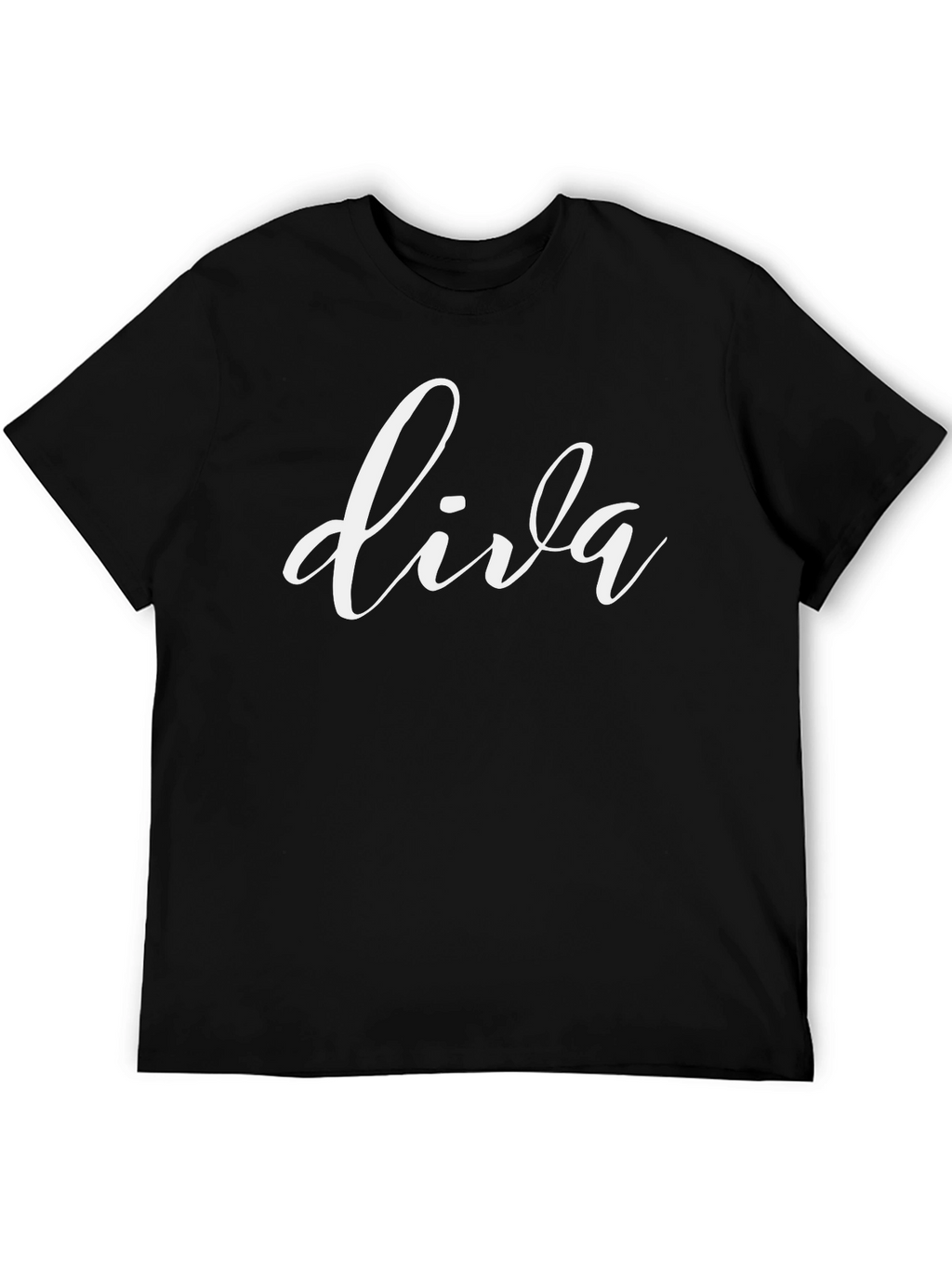 Diva Graphic Print Tee - Black