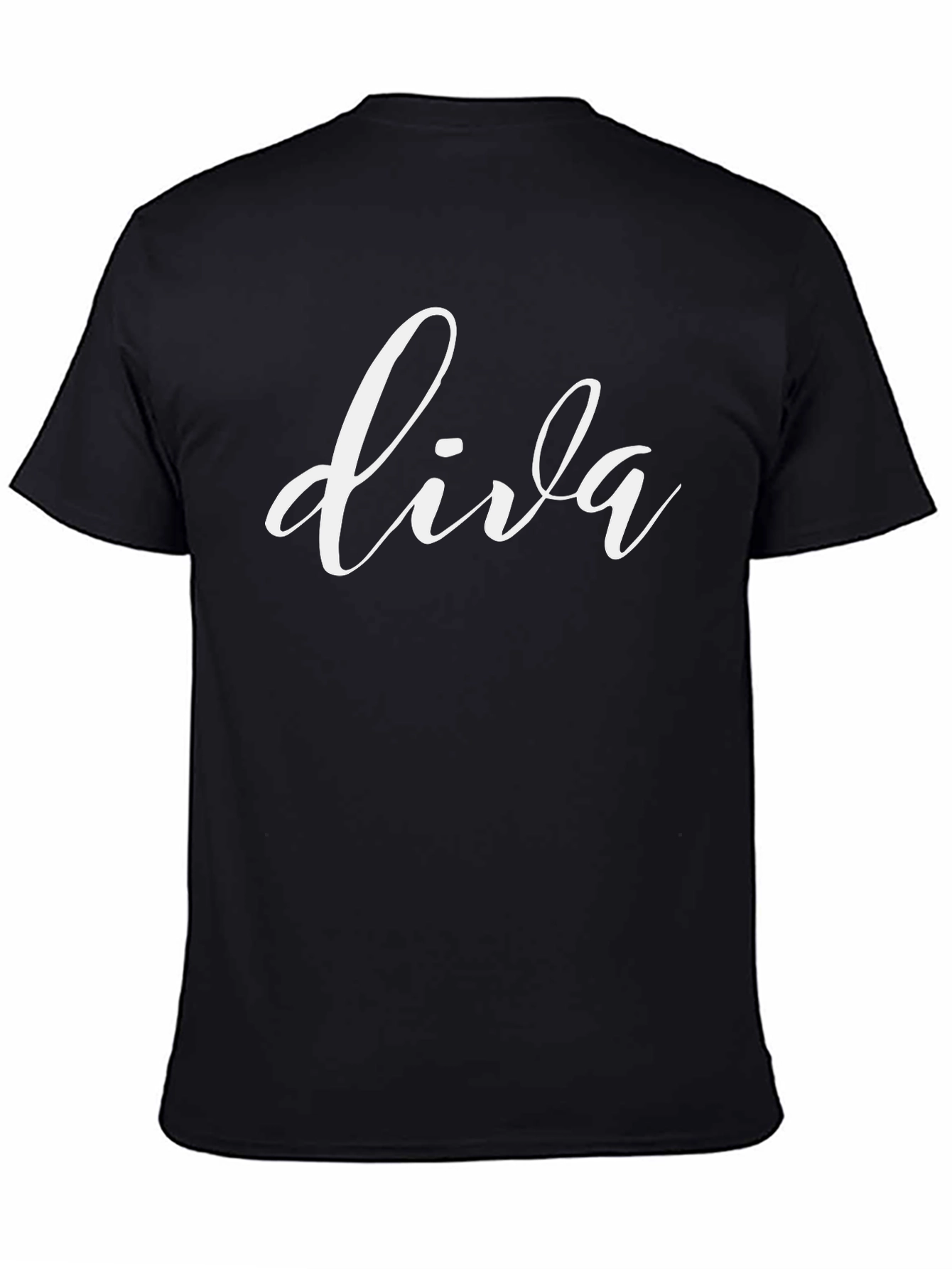 Diva Graphic Print Tee - Black