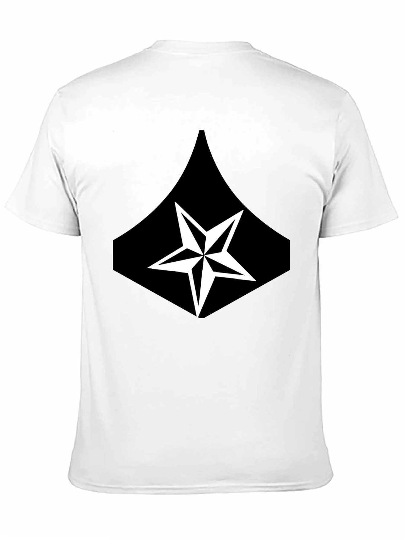 Star Graphic Black T-Shirt - Casual Mens Tee