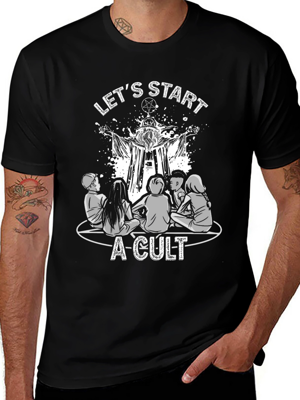 Lets Start a Cult Graphic Tee