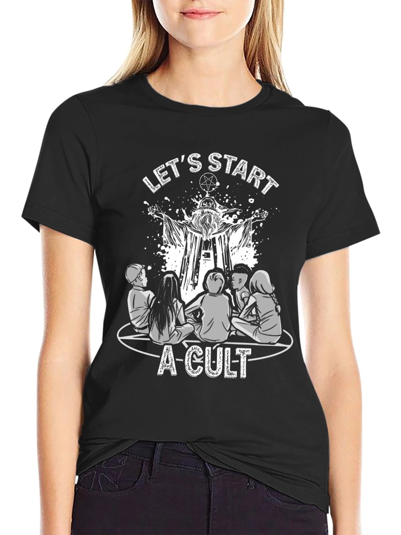 Lets Start a Cult Graphic Tee