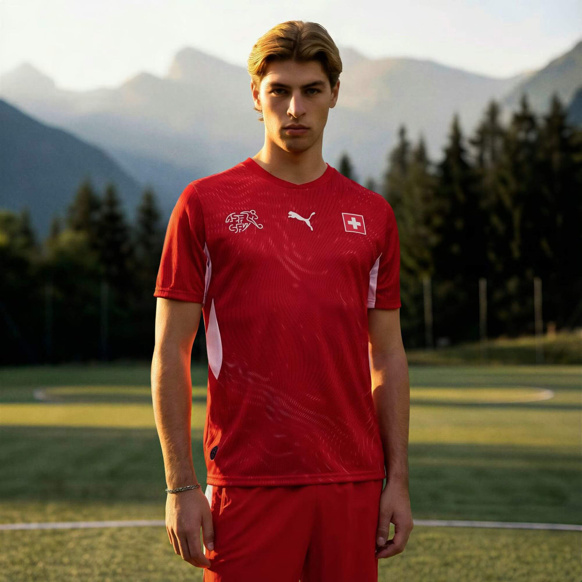 2026 Switzerland Men's Stadium Home Soccer Jersey