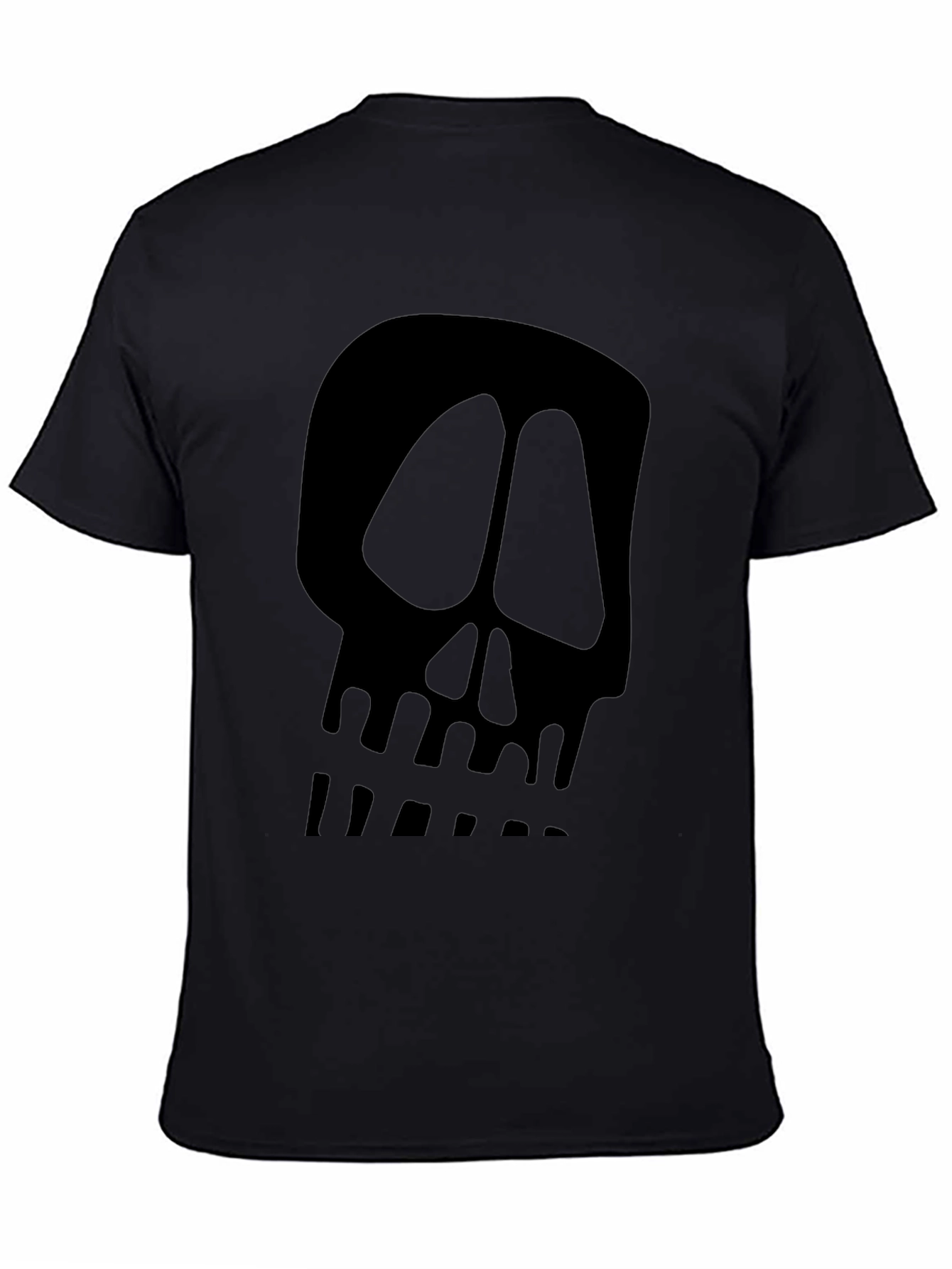 Skull Graphic Black T-Shirt - Cool Casual Tee