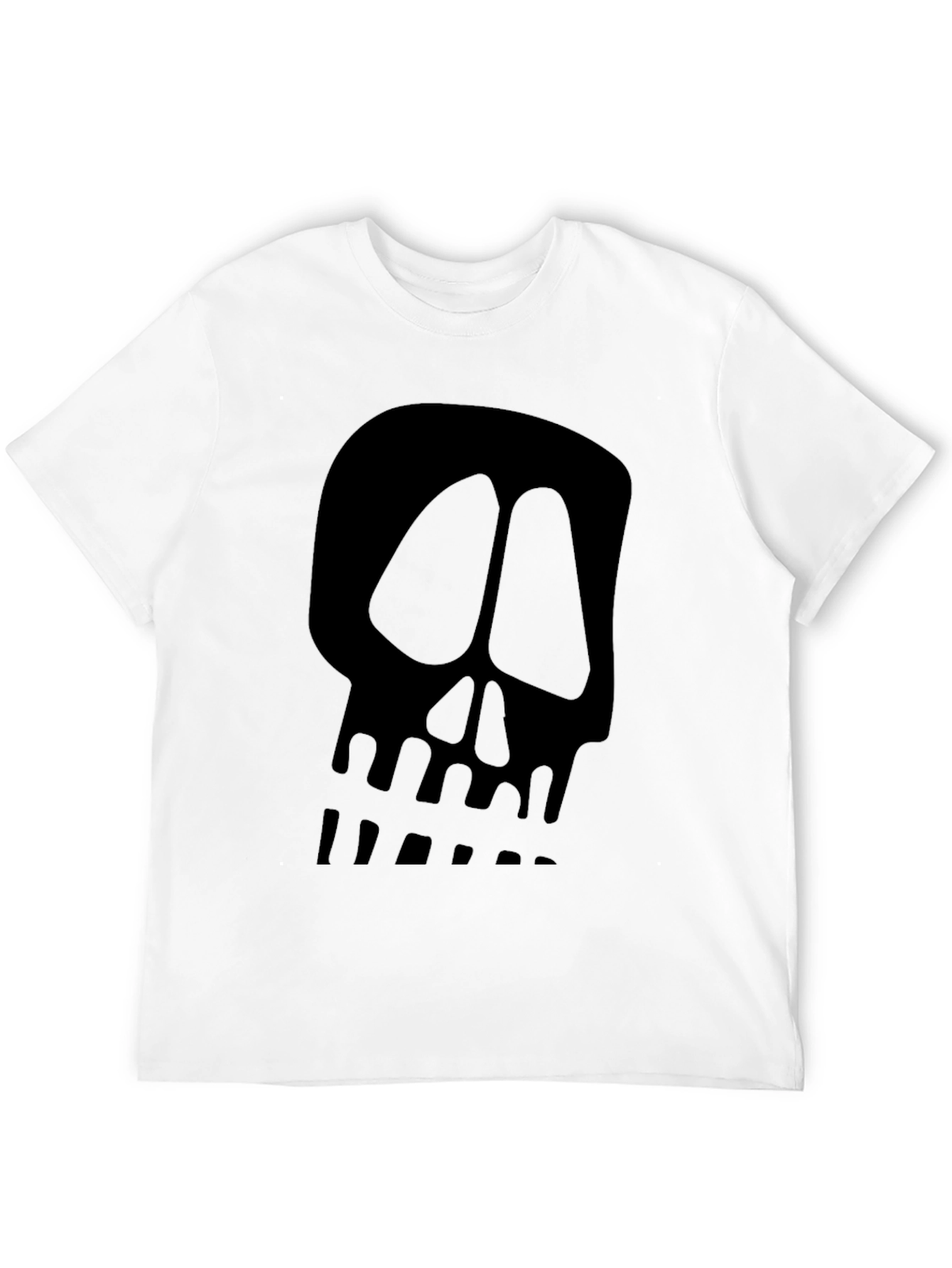 Skull Graphic Black T-Shirt - Cool Casual Tee