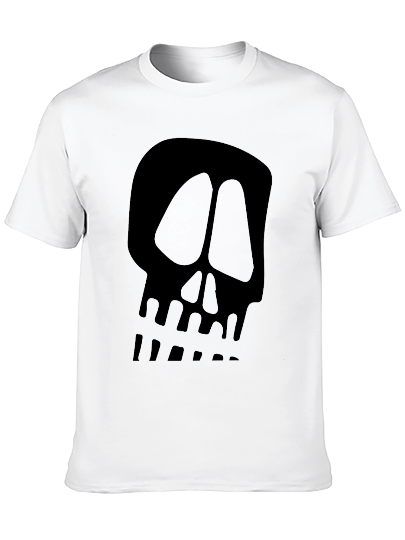Skull Graphic Black T-Shirt - Cool Casual Tee