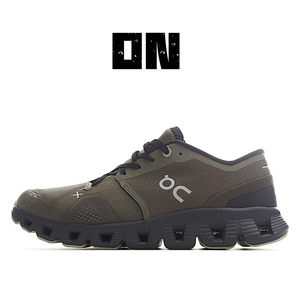 On Cloud X3 Running Shoes Army green