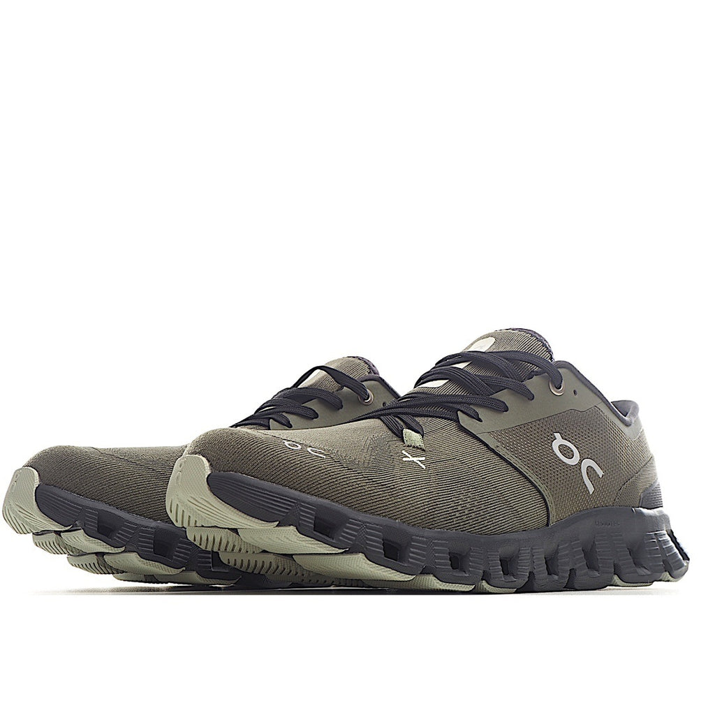 On Cloud X3 Running Shoes Army green