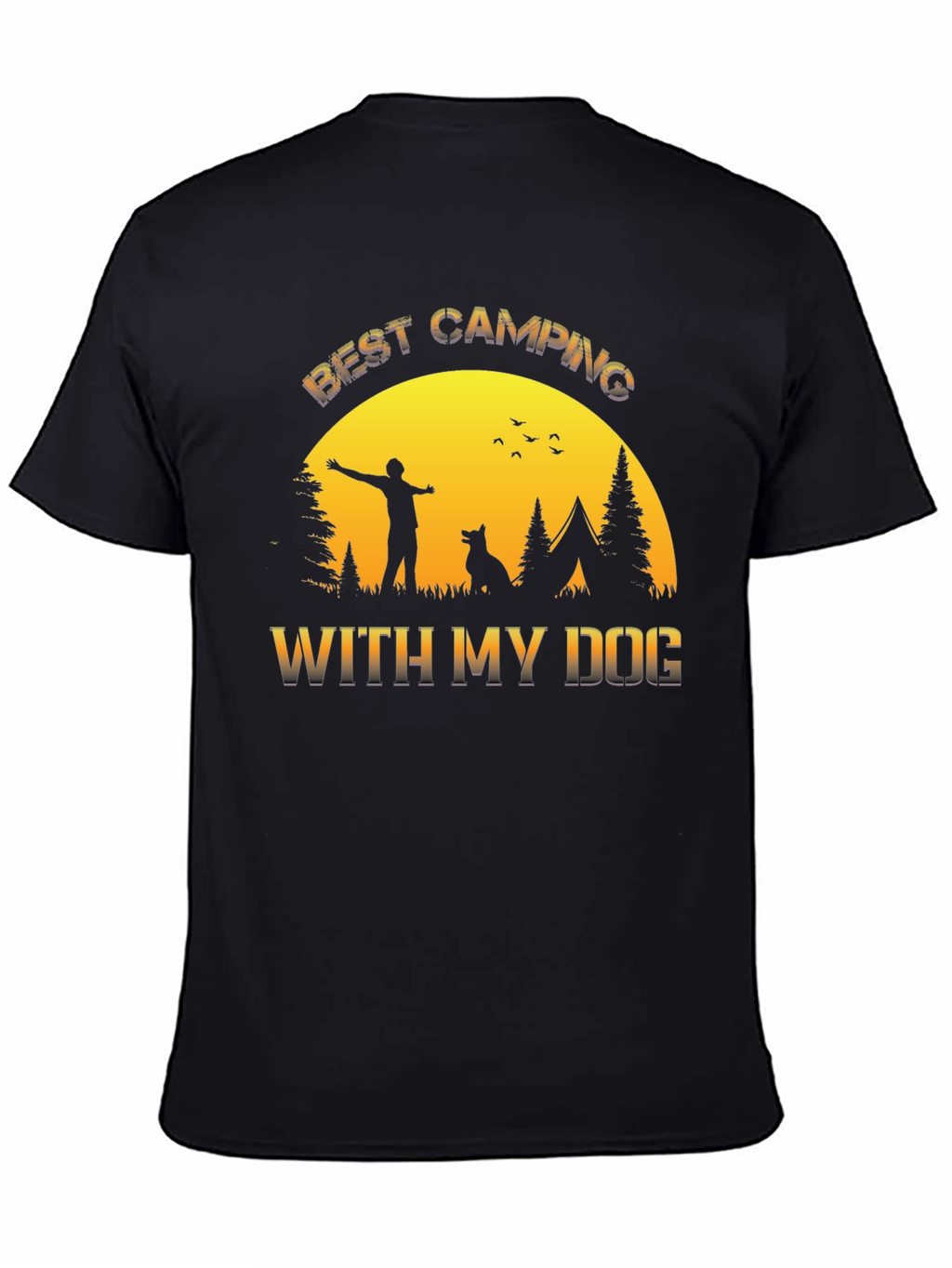 Best Camping With My Dog T-Shirt