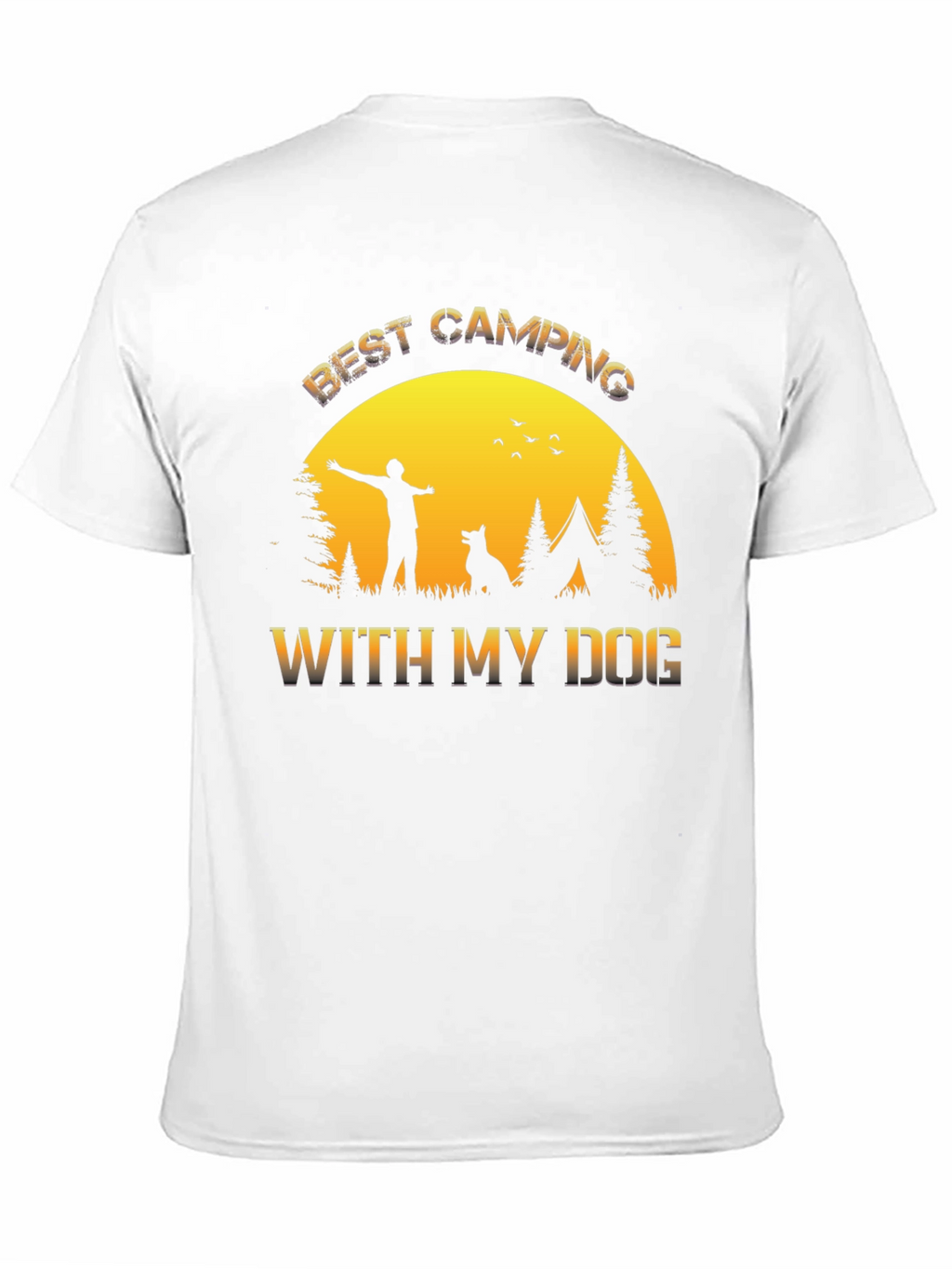 Best Camping With My Dog T-Shirt
