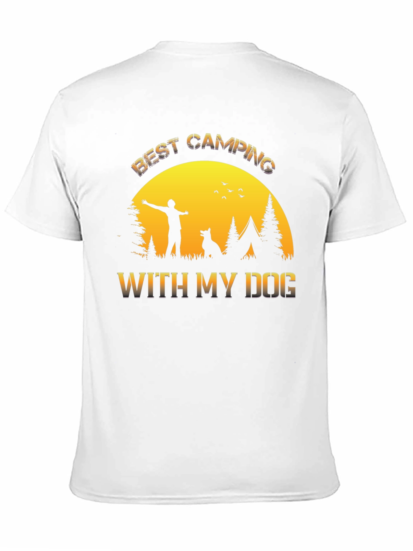 Best Camping With My Dog T-Shirt