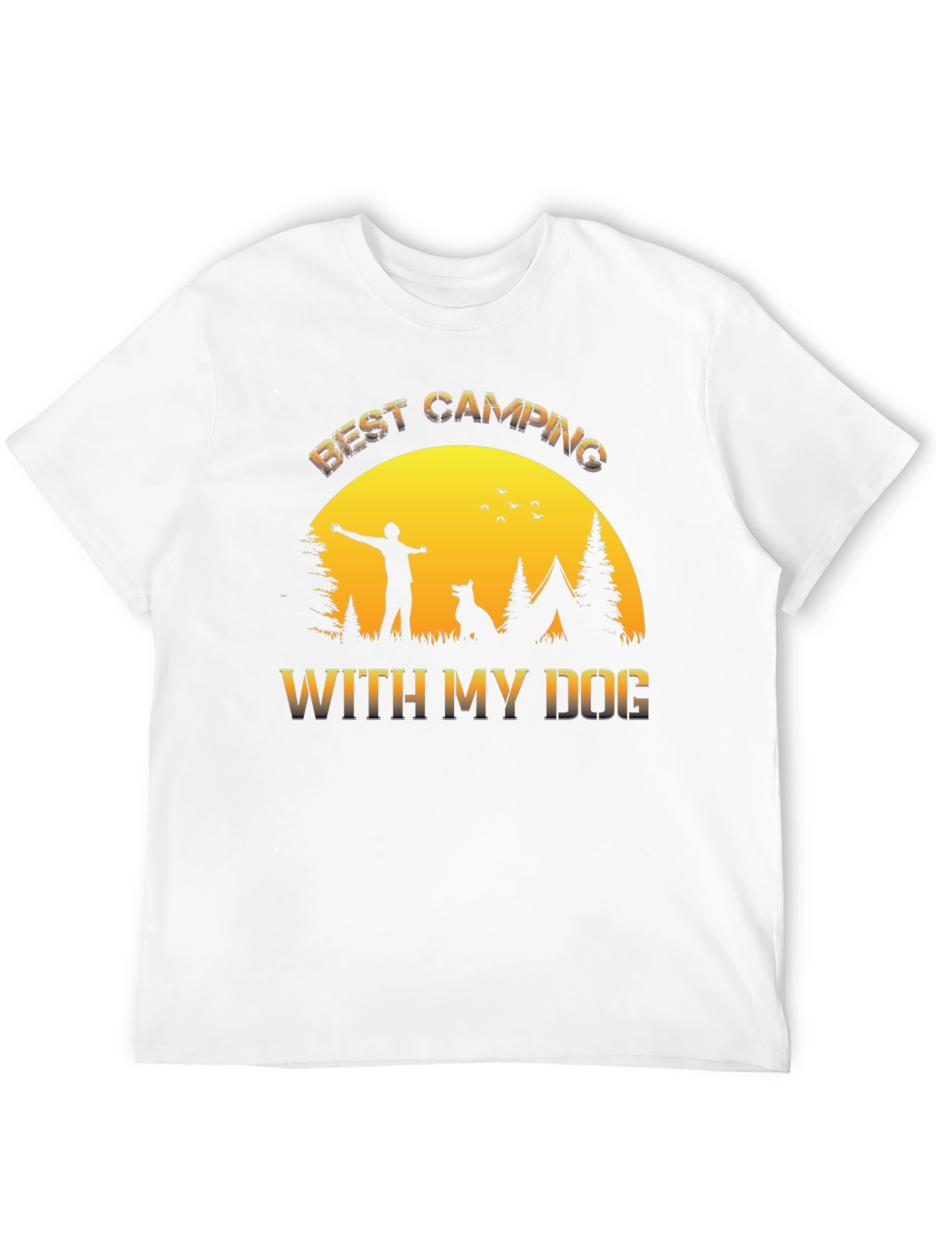 Best Camping With My Dog T-Shirt