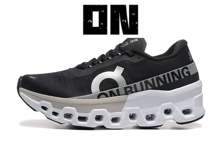 On M Cloudmonster Black/ Frost