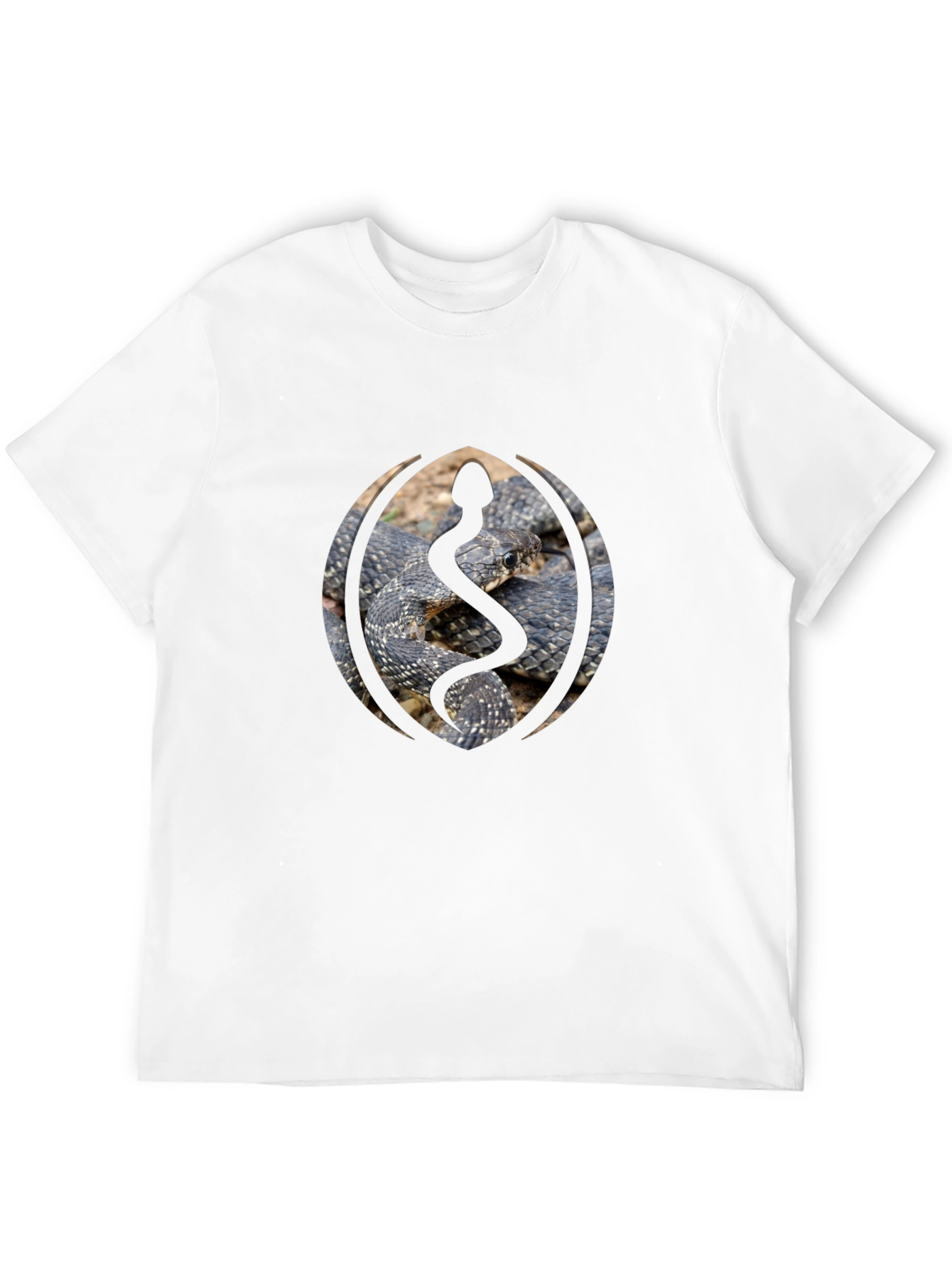 Snake Emblem Black Tee