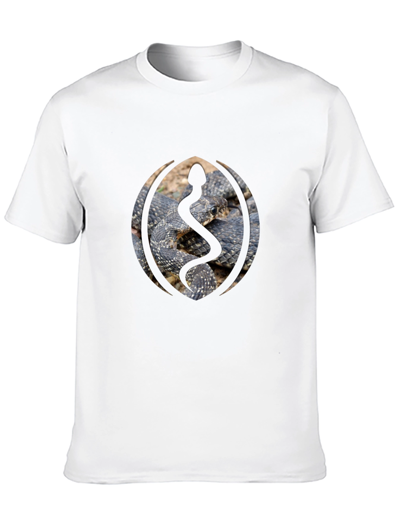 Snake Emblem Black Tee