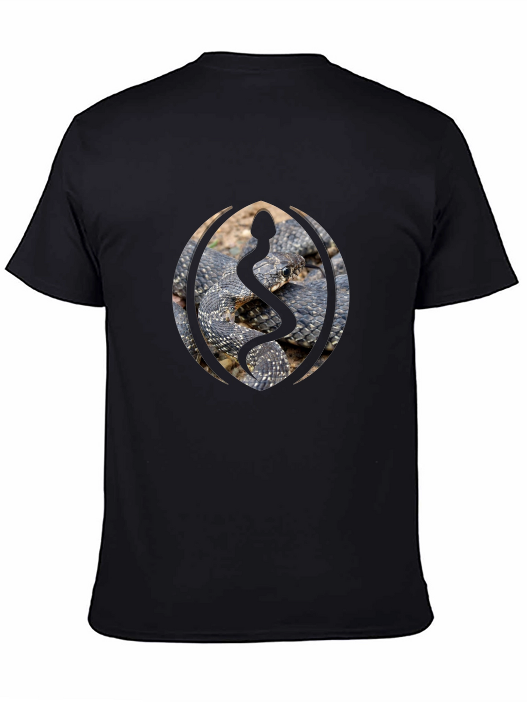 Snake Emblem Black Tee