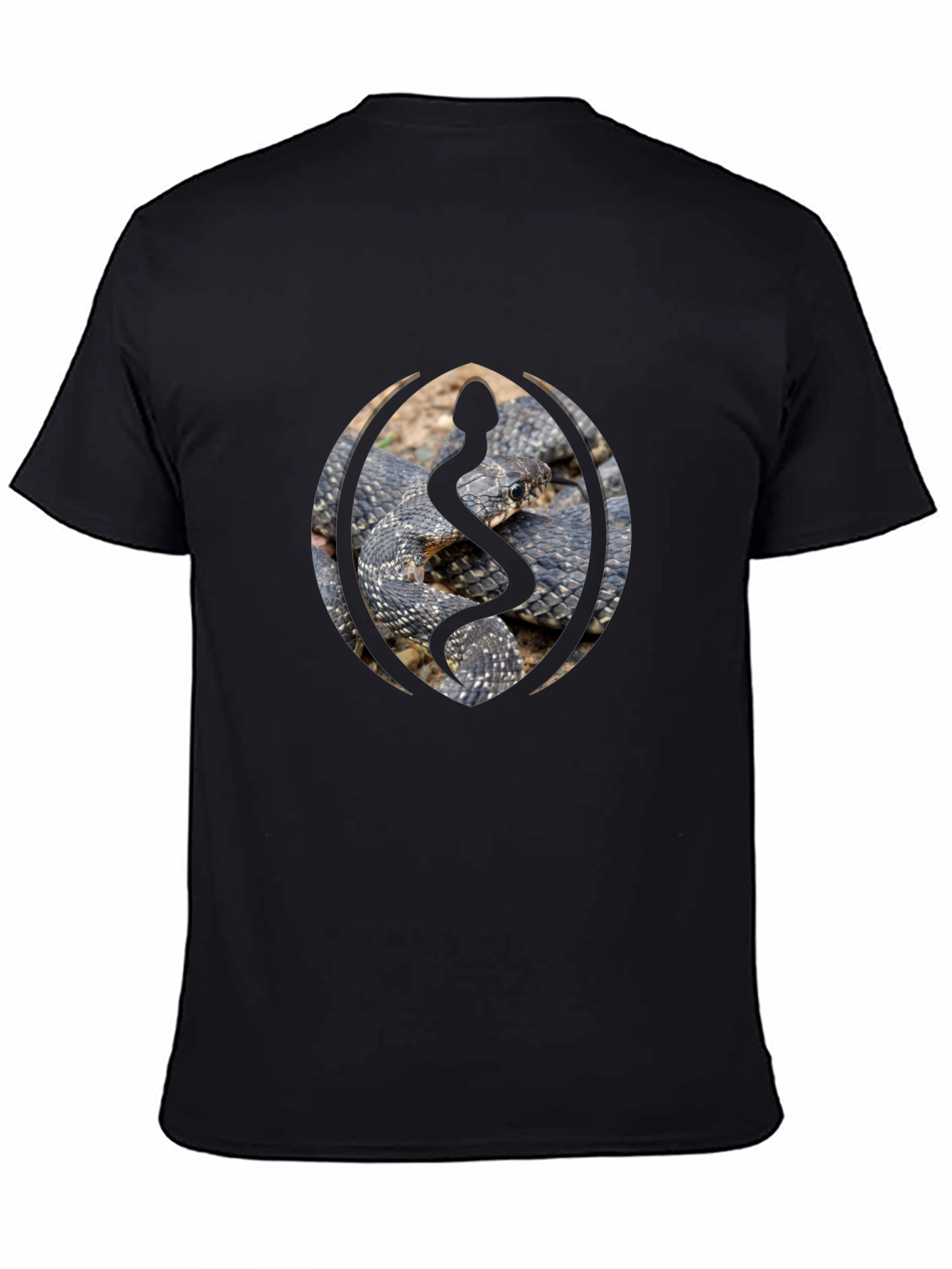 Snake Emblem Black Tee