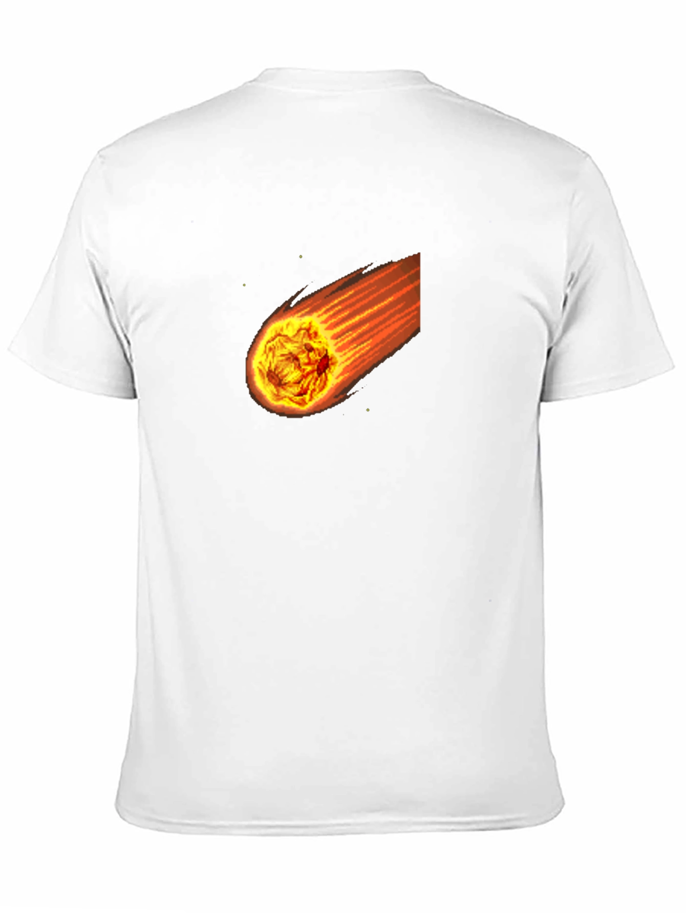 Meteor Black T-Shirt - Fiery Space Graphic Tee