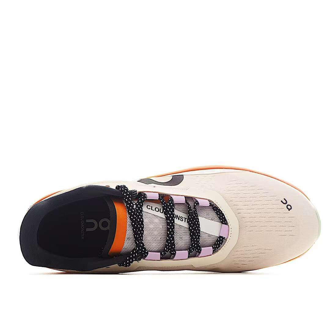 On Running Cloudmonster Sneakers Beige | Orange
