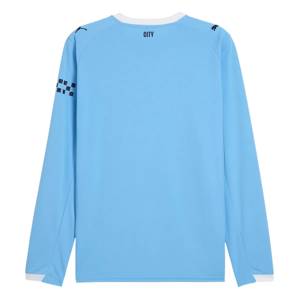 Manchester City Home Long Sleeve Jersey 2025/26