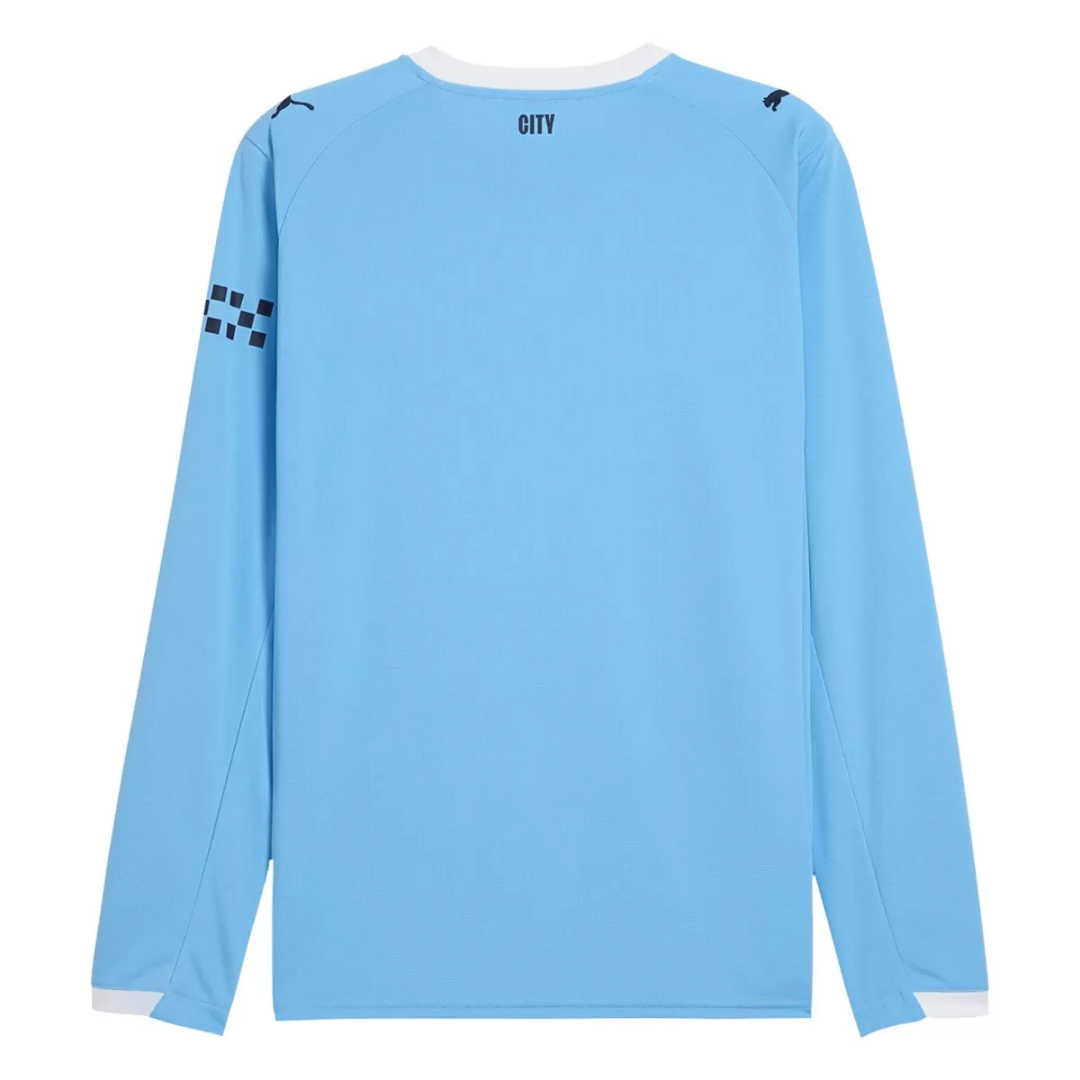 Manchester City Home Long Sleeve Jersey 2025/26