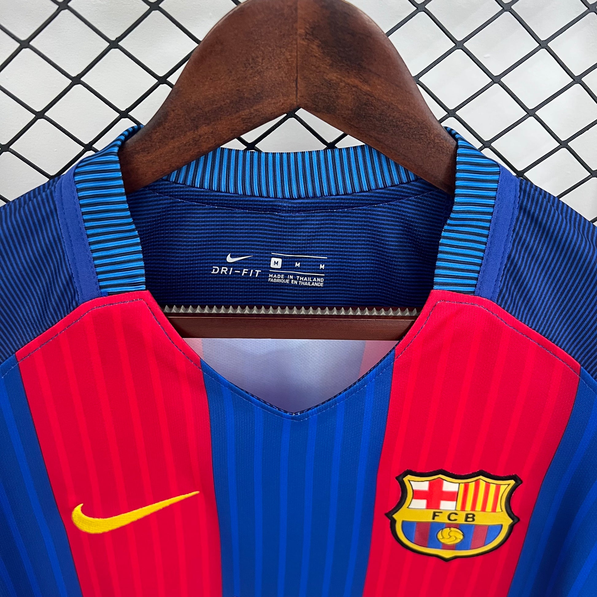 Retro Barcelona Home Long Sleeve Jersey 2014/15