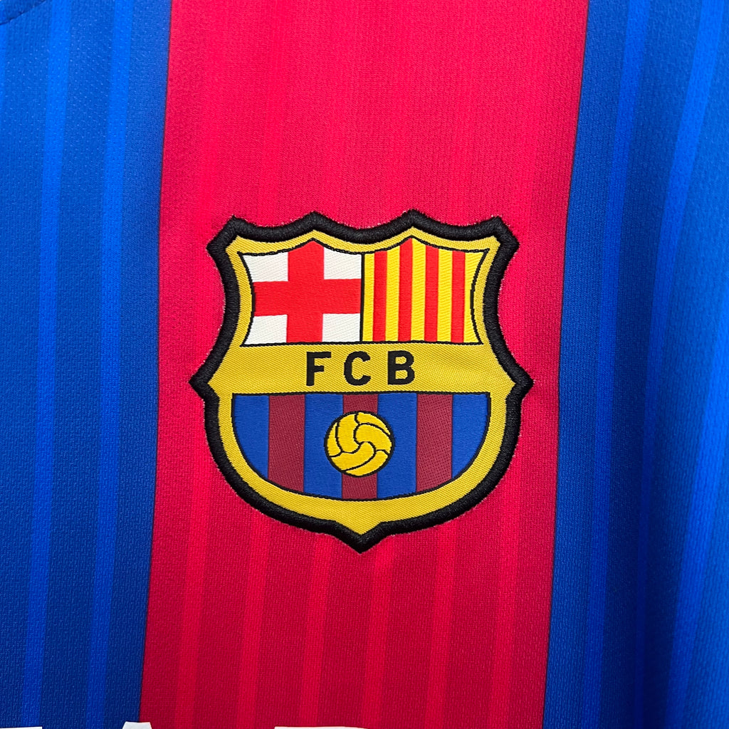 Retro Barcelona Home Long Sleeve Jersey 2014/15