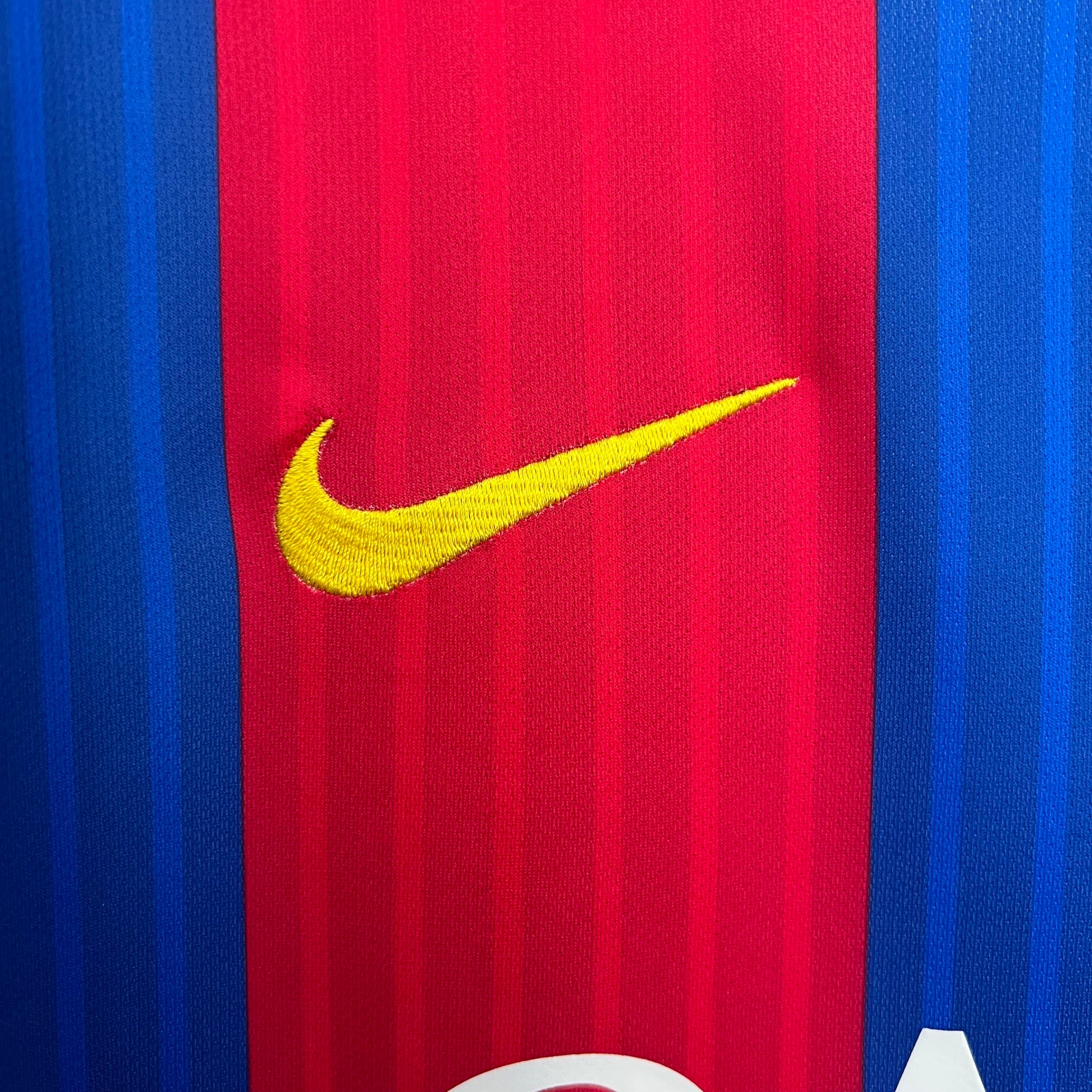 Retro Barcelona Home Long Sleeve Jersey 2014/15