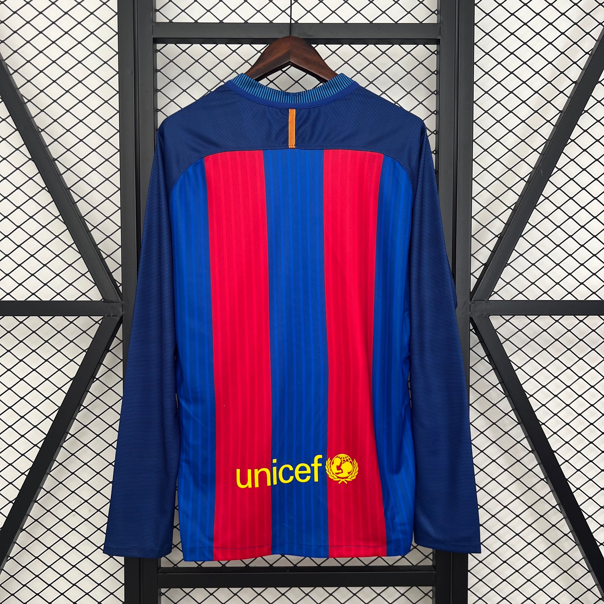 Retro Barcelona Home Long Sleeve Jersey 2014/15