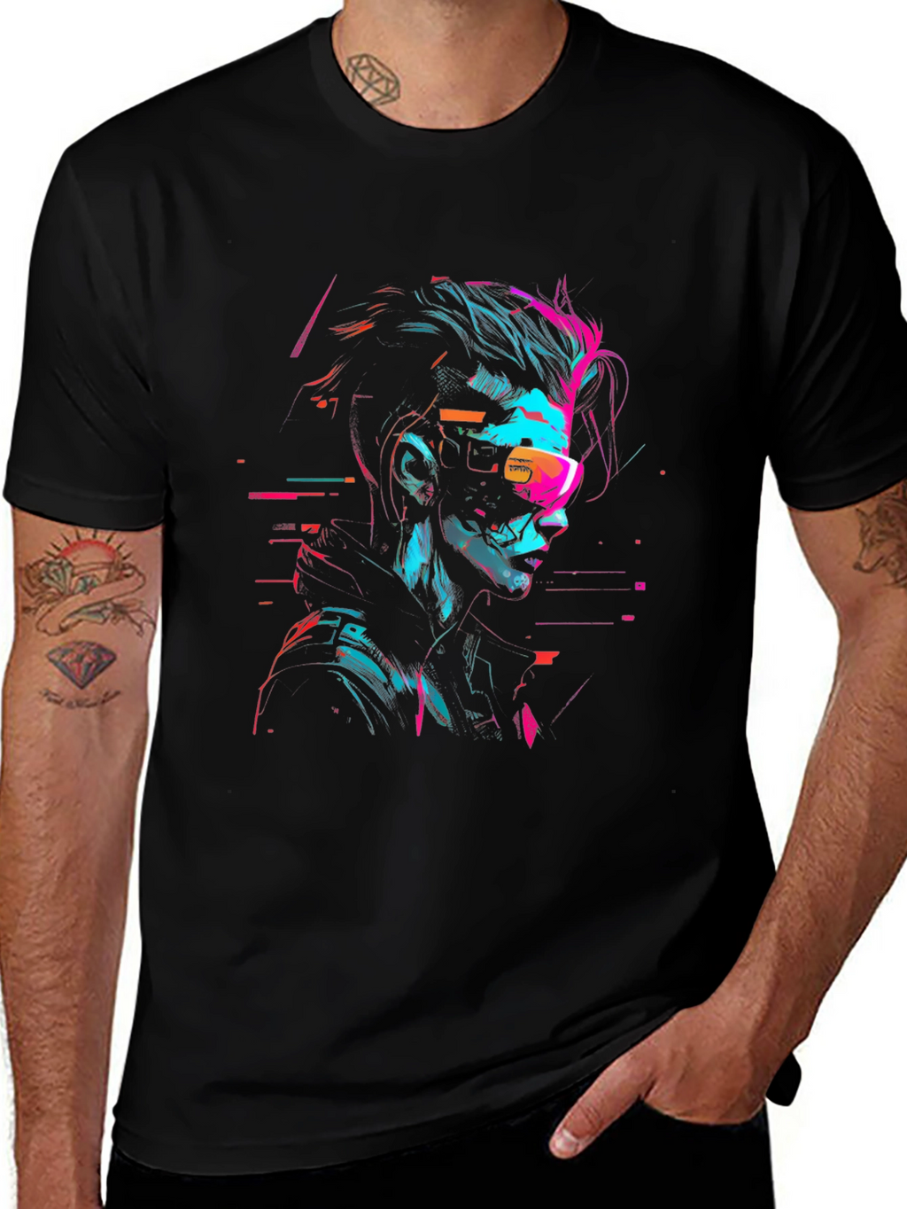 Cyberpunk Style Graphic Tee