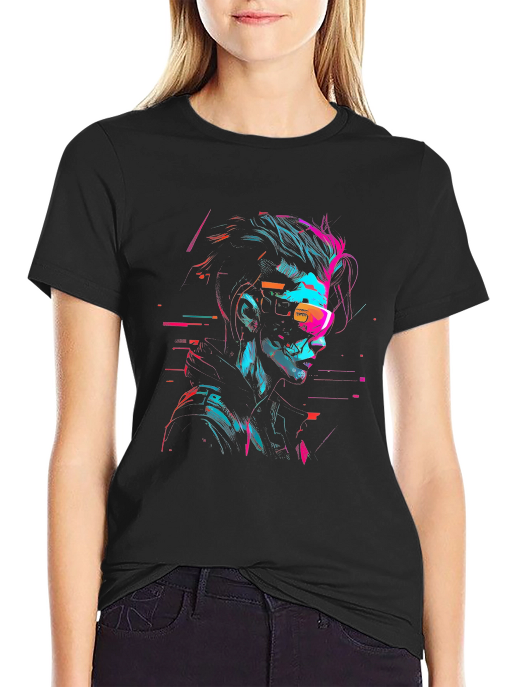 Cyberpunk Style Graphic Tee