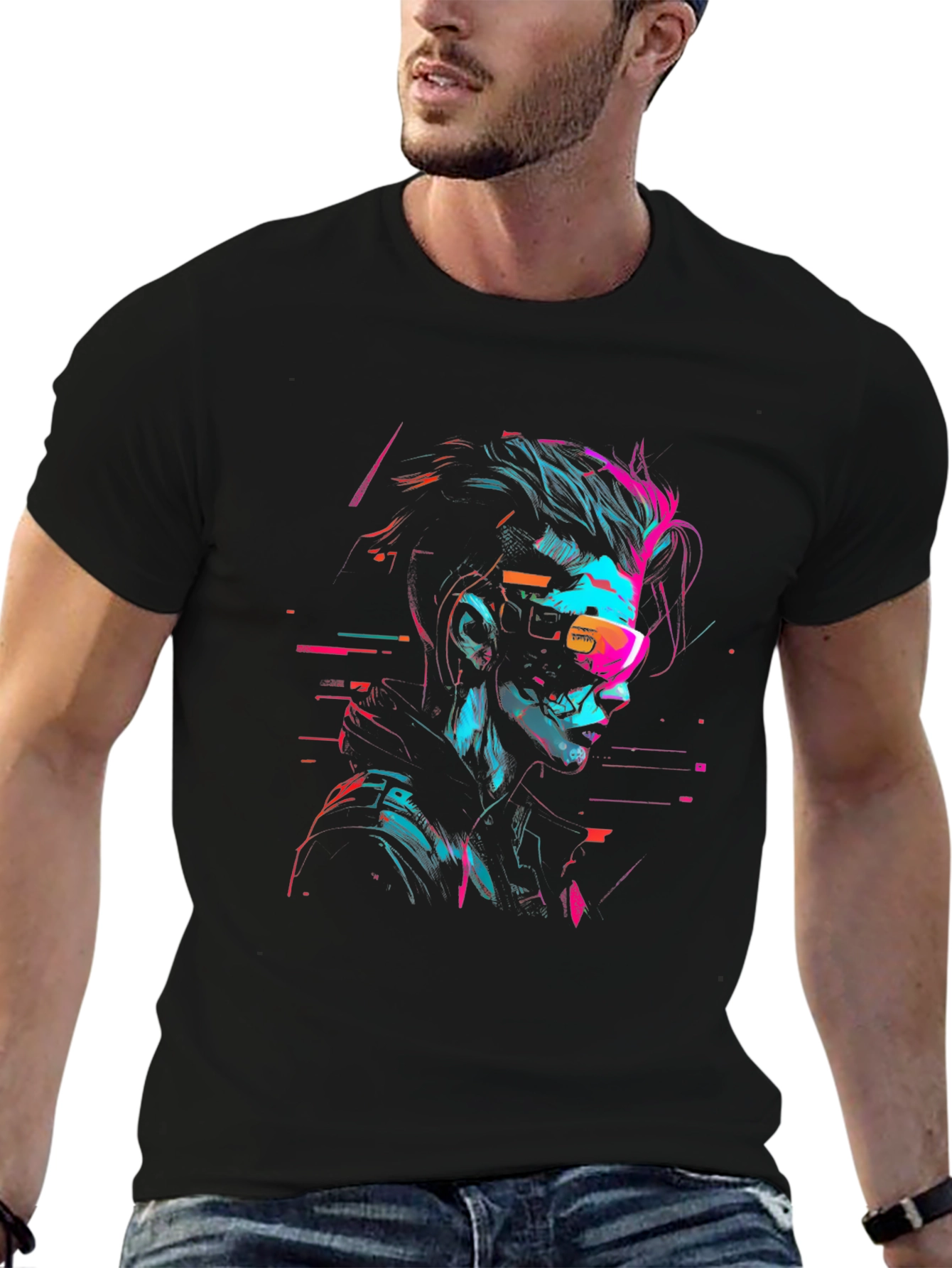 Cyberpunk Style Graphic Tee