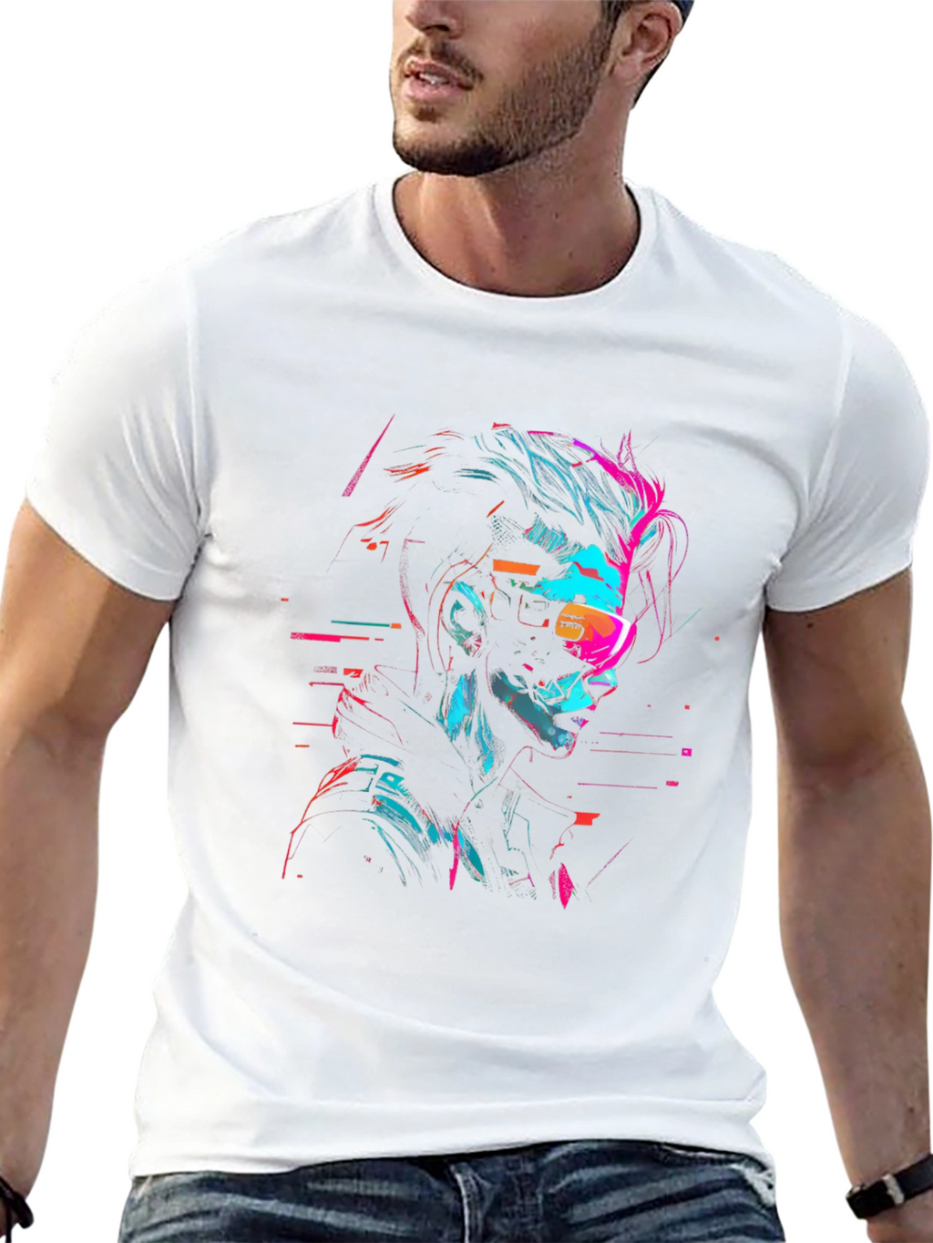 Cyberpunk Style Graphic Tee