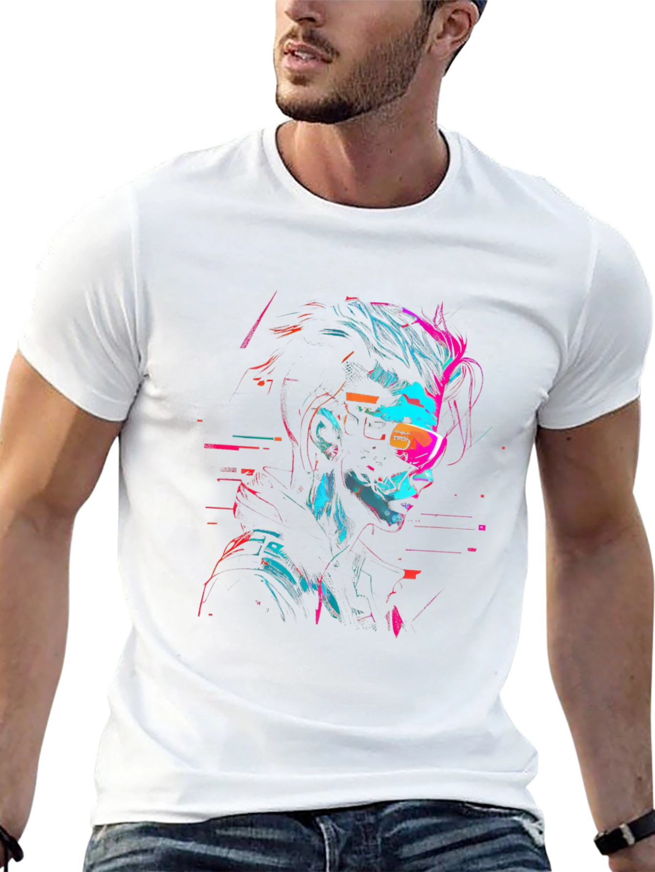 Cyberpunk Style Graphic Tee