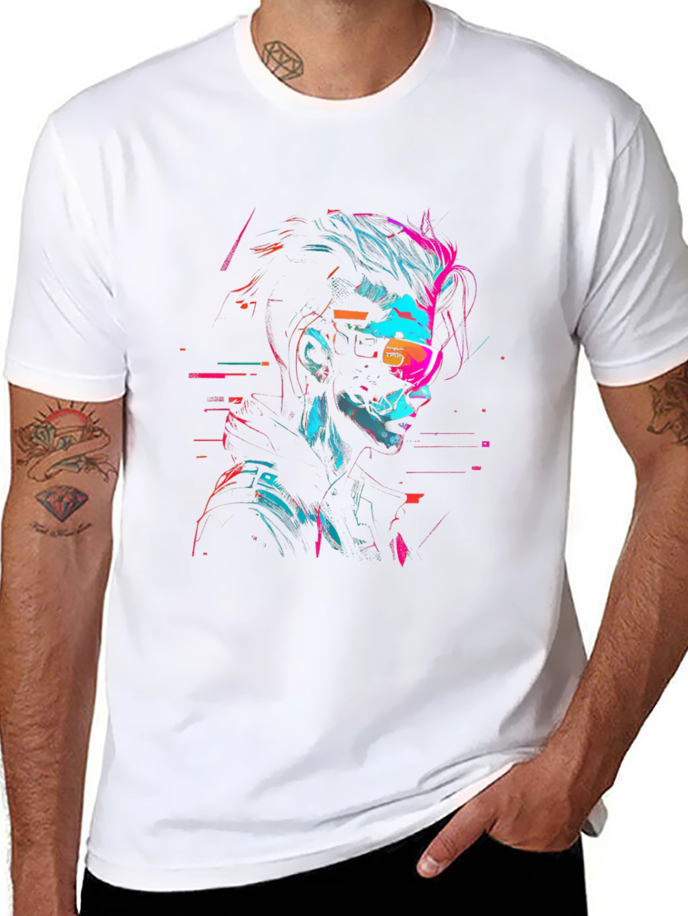 Cyberpunk Style Graphic Tee