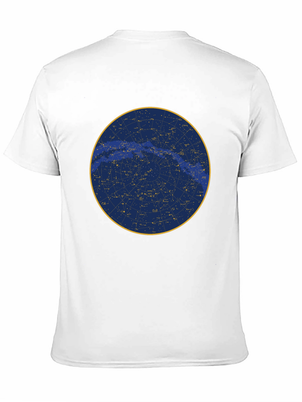 Celestial Constellation Graphic Tee - Black