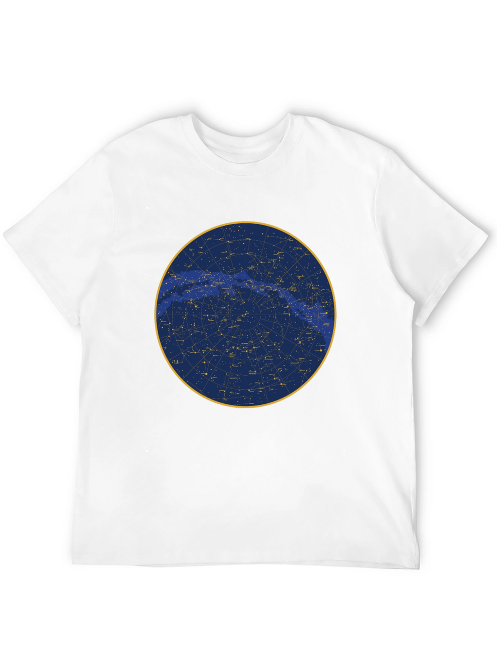 Celestial Constellation Graphic Tee - Black